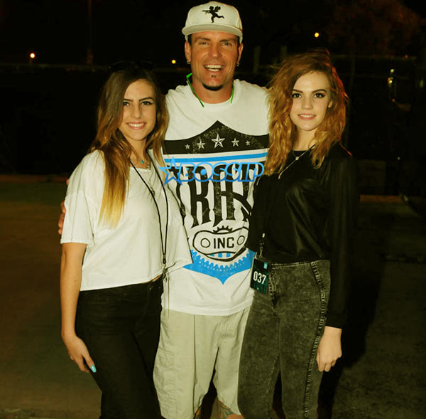 Image of Vanilla Ice's daughters Keelee and Dusti. 
