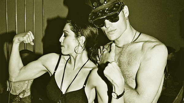 Image of Vanilla Ice with ex-girlfriend Madonna