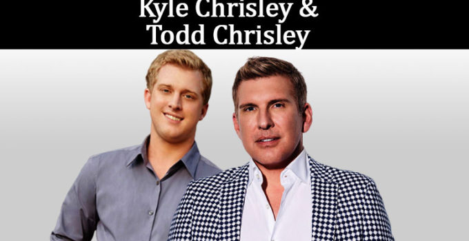 Image of Kyle Chrisley married life with wife & daughter. facts about Todd Chrisley's son